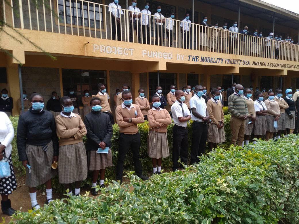 Students at Olmoran Senior School